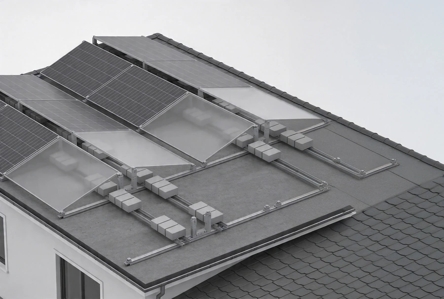 AltraFlat PB II auf Dach montiert