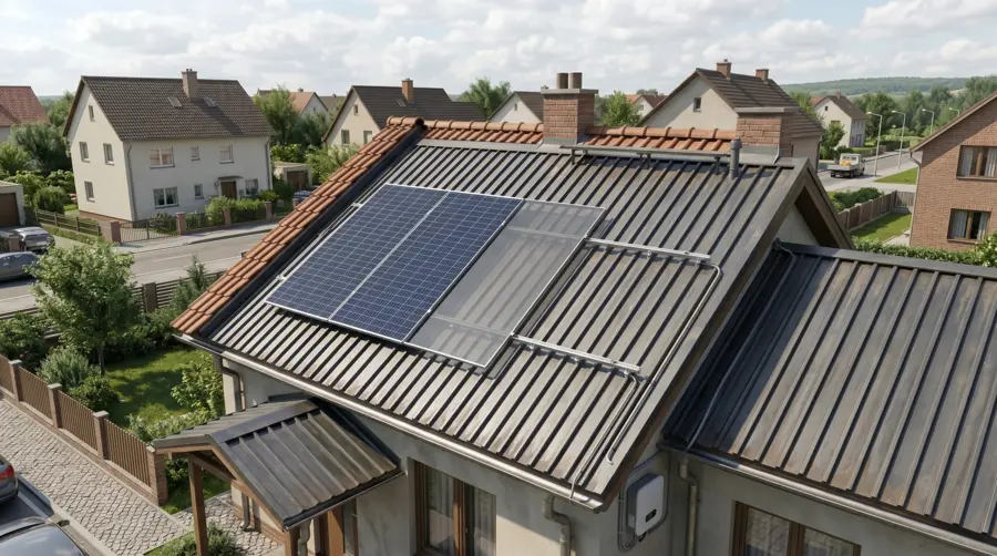 Standing Seam Montagebeispiel