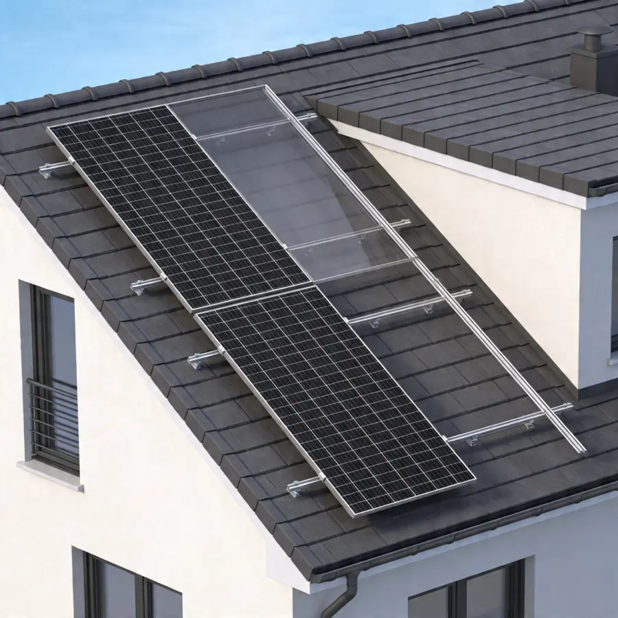 Standing Seam Montagebeispiel