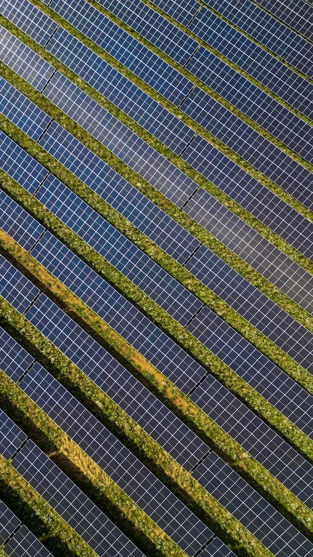 Solarpark Projektansicht